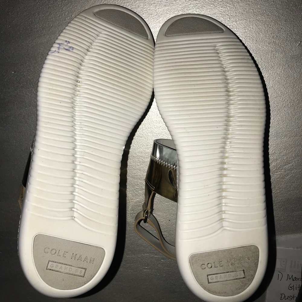 Cole Hahn 2.ZEROGRAND Metallic Slide Sandal 7.5 - Picture 6 of 6